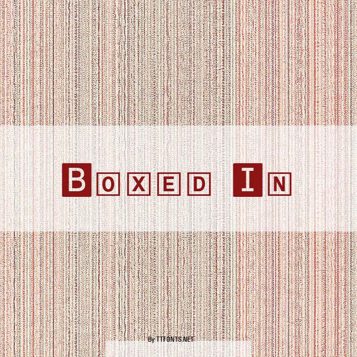 Boxed In example